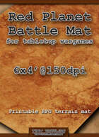 Wargames Battle Mat 6'x4' - Mars / Red Planet (061)