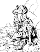 Misfit Studios Presents: Dinoman Scout by Gary Dupuis