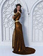 Sade Presents: Gold Dress Noblewoman