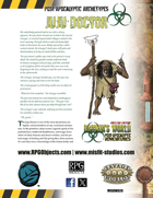 Juju Doctor Post-Apocalyptic Archetype for Darwin's World, Nuclear Edition