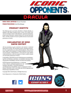 Iconic Opponents: Dracula