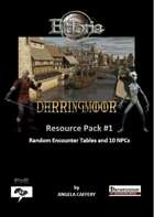 Darringmoor: Resource Pack #1 Random Encounter Tables and 10 NPCs