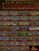 Fantasy Adventure VTT Map Icons (Over 620 Icons)