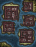 VTT Map Set - #063 Sea Shrines at Low Tide