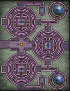 VTT Map Set - #071 Elven Hyaline Domes