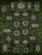 VTT Map Set - #073 Dungeon of the Deep Bog