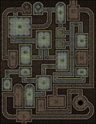 VTT Map Set - #084 Under Construction Dungeon