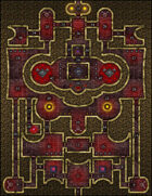 VTT Map Set - #085 Dwelling of the Daemon Lord