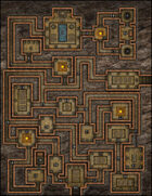 VTT Map Set - #126 Crypt of the Dwarven Lords