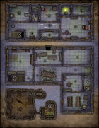 VTT Map Set - #170 Abandoned Haunted House