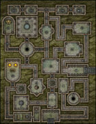 VTT Map Set - #181 Jungle Ruins