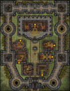 VTT Map Set - #210 Castle Stronghold