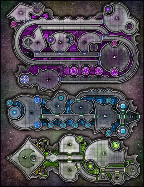 VTT Map Set - #211 Interdimensional Craft - Paths to Adventure | Big ...