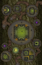 VTT Map Set - #225 Underworld Mega-Dungeon #8