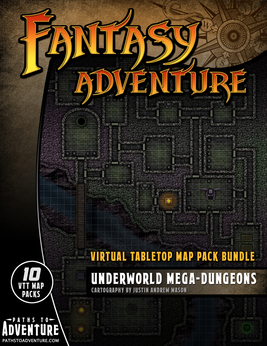 VTT Bundle: Underworld Mega-Dungeons [BUNDLE] - Paths to Adventure ...