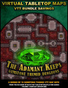 VTT Bundle: The Adamant Keeps - Gemstone Themed Dungeons [BUNDLE]
