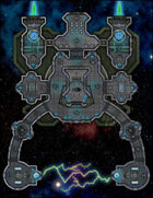 VTT Map Set - #256 Starship Deckplan: Utility Starship: Electromagnetic Salvage Hauler