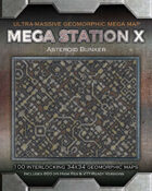 Mega Station X - Ultra Massive Geomorphic Map - Asteroid Bunker