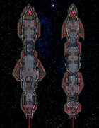 VTT Map Set - #320 Starship Deckplan: Laser-propelled Needle Assault Ships