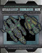 Starship Builder Kit: #8 - Lunarian Delegate Class Ships