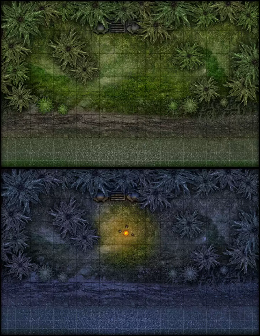 Free Map Friday #093 - June 27 2021 (Campsite) - Paths to Adventure ...