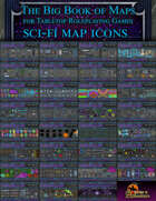 Science Fiction VTT Map Icons (Over 620 Icons)