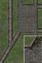 Medieval City Game Mat 6x4