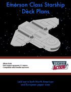 Emerson Class Starship Deck Plans (Squares = 1.5 Meters)