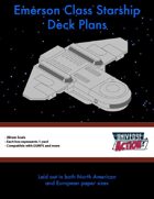 Emerson Class Starship Deck Plans (Hexes = 1 Yard)