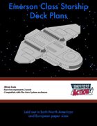 Emerson Class Starship Deck Plans (Hexes = 2 Meters)