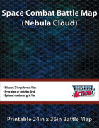 Nebula Cloud Space Battle Map
