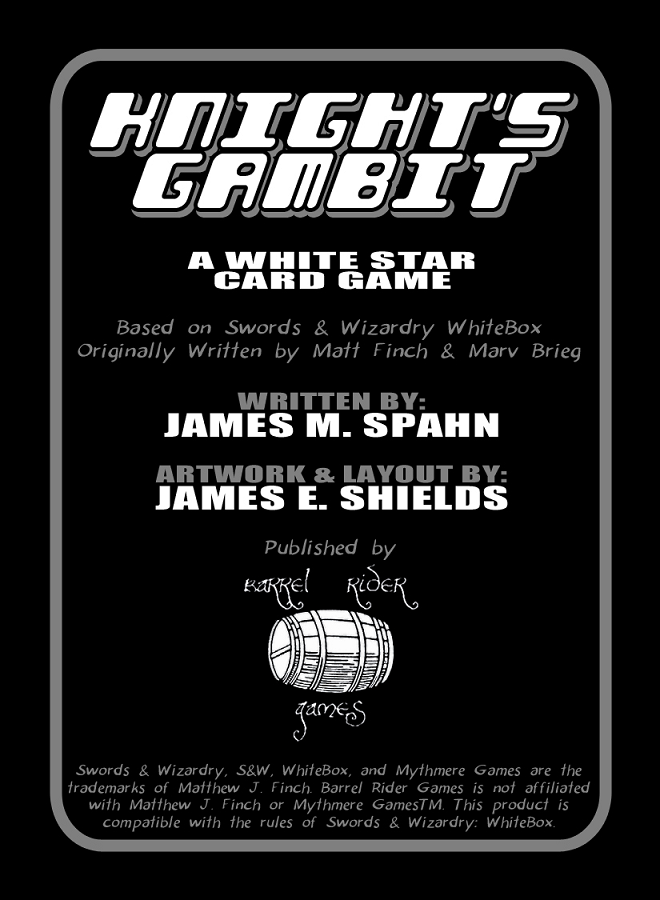 Knight's Gambit: A White Star Card Game