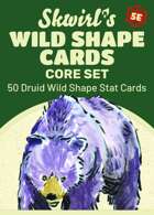 Skwirl's Wild Shape Cards: Core Set of 50