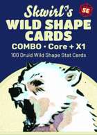 Skwirl's Druid Wild Shape Cards: Combo - Core and Expansion 1