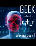 GEEK: A preview Class for CYB_R
