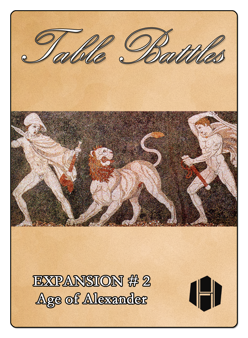 Table Battles Expansion 2: Age of Alexander - Hollandspiele | DriveThruRPG