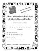 Mickey's Ridiculously Huge Book of Tables of Random Numbers