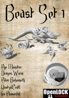 Axolote Beasts - Set 1