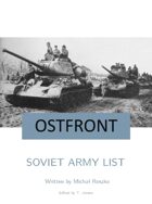 Soviet Army List for Ostfront