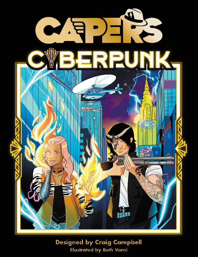 Capers Cyberpunk RPG - NerdBurger Games | CAPERS Cyberpunk | DriveThruRPG