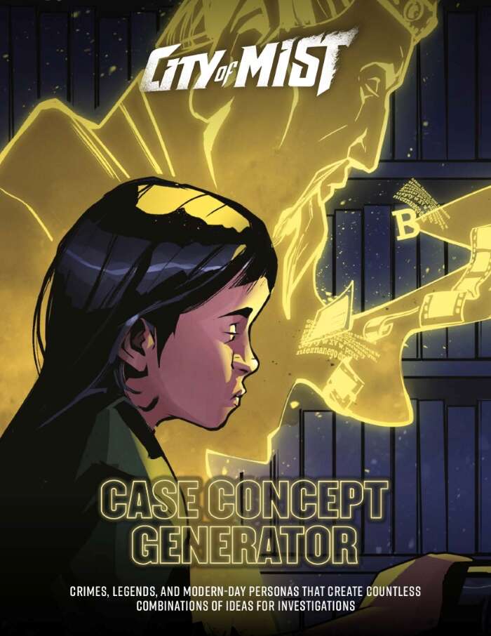 City of Mist Case Concept Generator Son of Oak Game Studio City of