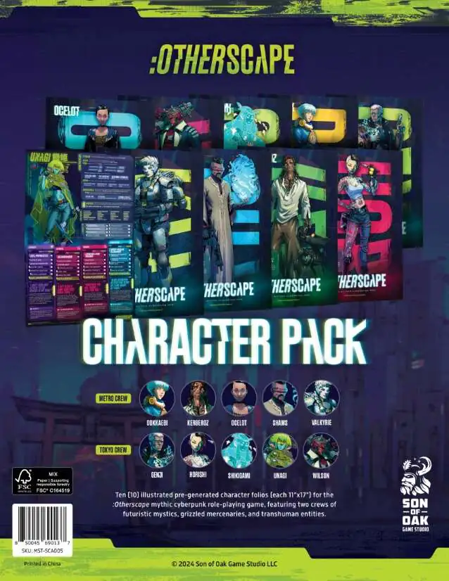 :Otherscape - Character Pack - Son of Oak Game Studio | Accessories ...