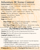 Quick Reference for Narrators