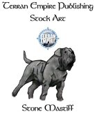 Stock Art - Stone Mastiff