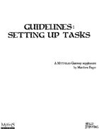 Guidelines: Setting Up Tasks