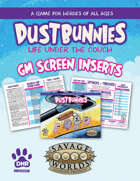 Dustbunnies: GM Screen
