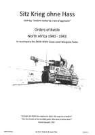 SKOH OrBats North Africa 1940 1943