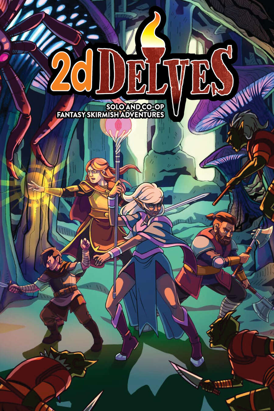 2d Delves: Solo & Co-Op Fantasy Skirmish Adventures