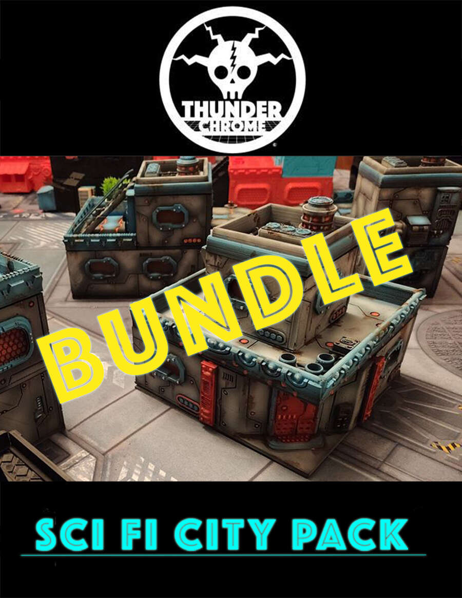 Sci Fi City Pack Deal [BUNDLE] - Thunder Chrome | DriveThruRPG