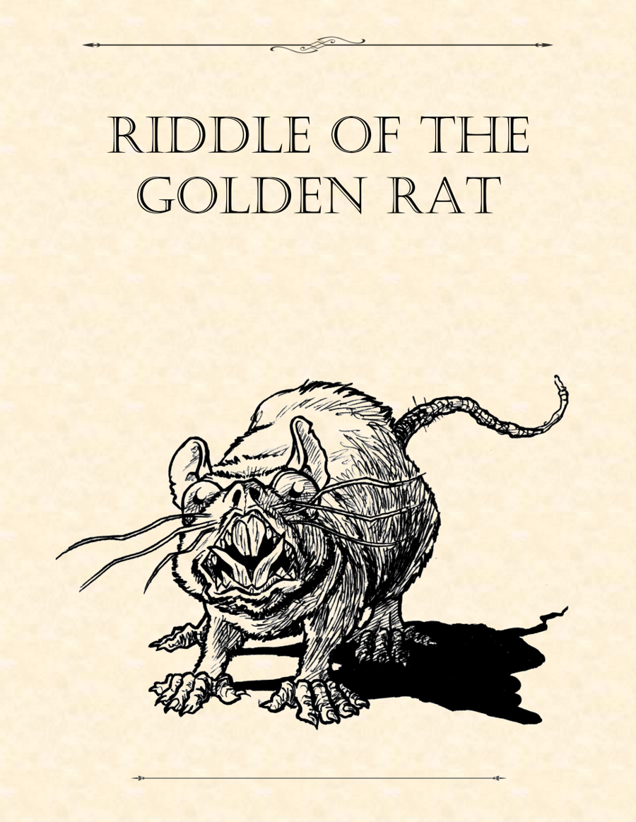 Adventure Framework 29: Riddle of the Golden Rat - Pickpocket 